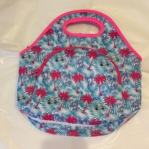 Tropical Print Cooler Bag
